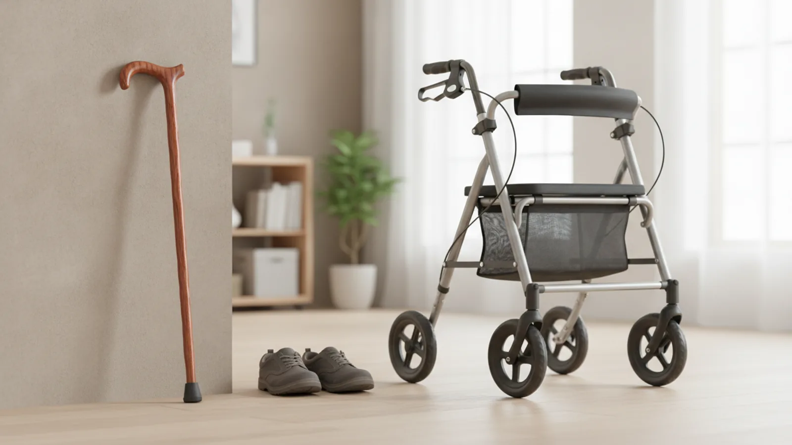 Walking Stick vs Rollator: Which Should You Choose? | BMC Medical